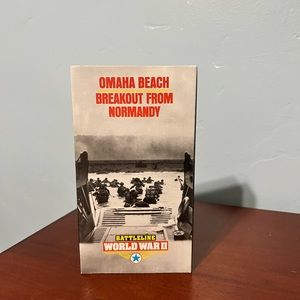 Omaha Beach Breakout From Normandy VHS Battleline World War II 1990 NEW SEALED
